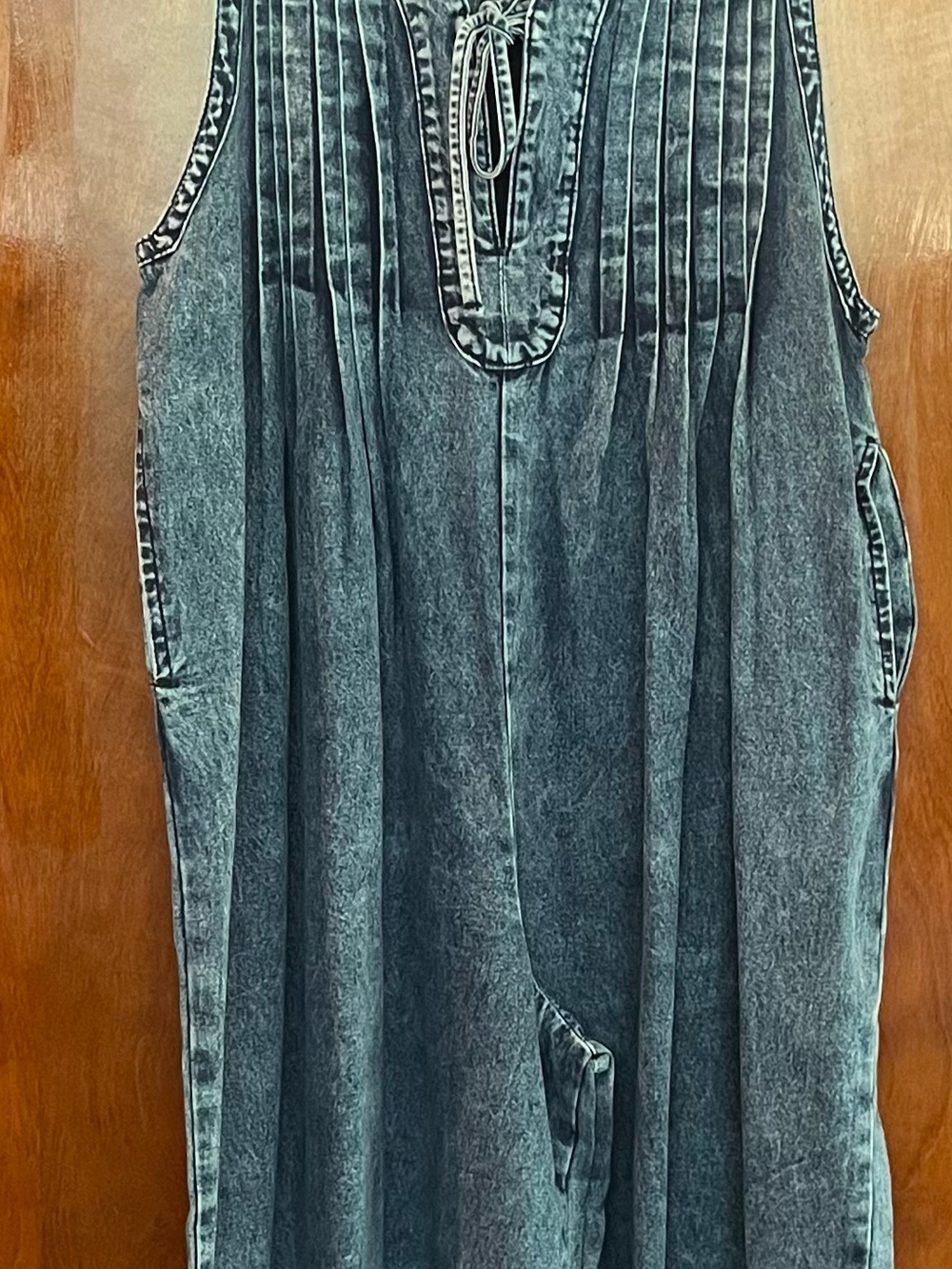 BiBi Washed Black Denim Women's Overalls Jumpsuit NWOT